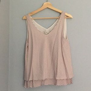 Red and white Summer top